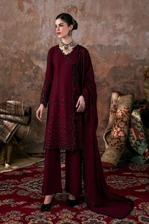 Allys Embroidered Karandi 3 Piece Suit ALL162