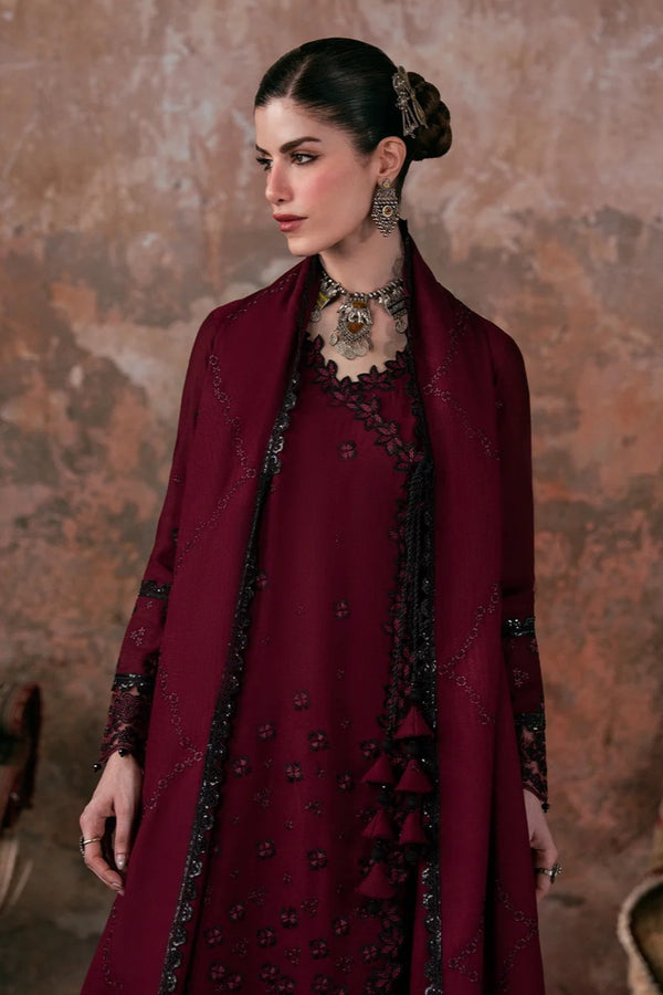 Allys Embroidered Karandi 3 Piece Suit ALL162