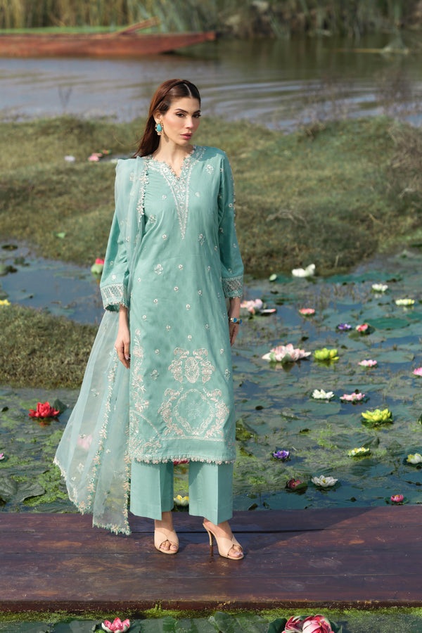 Allys Mama and Me Festive Pret Lotus Era Aqua ALL143