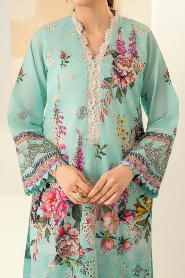 Amal Embroidered Lawn 3 Piece Suit ALL151