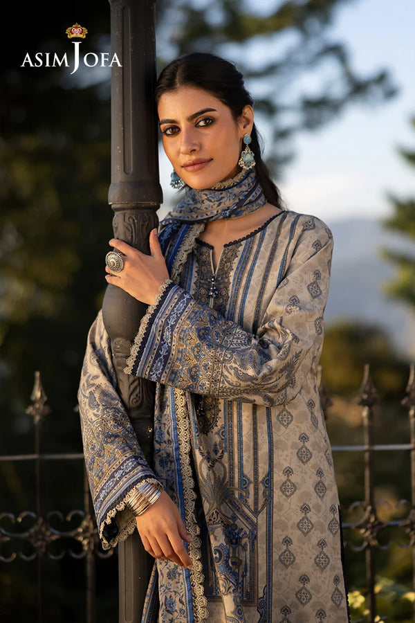 Asim Jofa Viscose 3 Piece Suit ASJ04