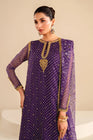 Baroque Embroidered Chiffon Wedding Wear BAR63