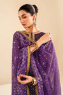 Baroque Embroidered Chiffon Wedding Wear BAR63