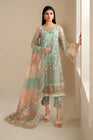 Baroque Embroidered Net Wedding Wear BAR64