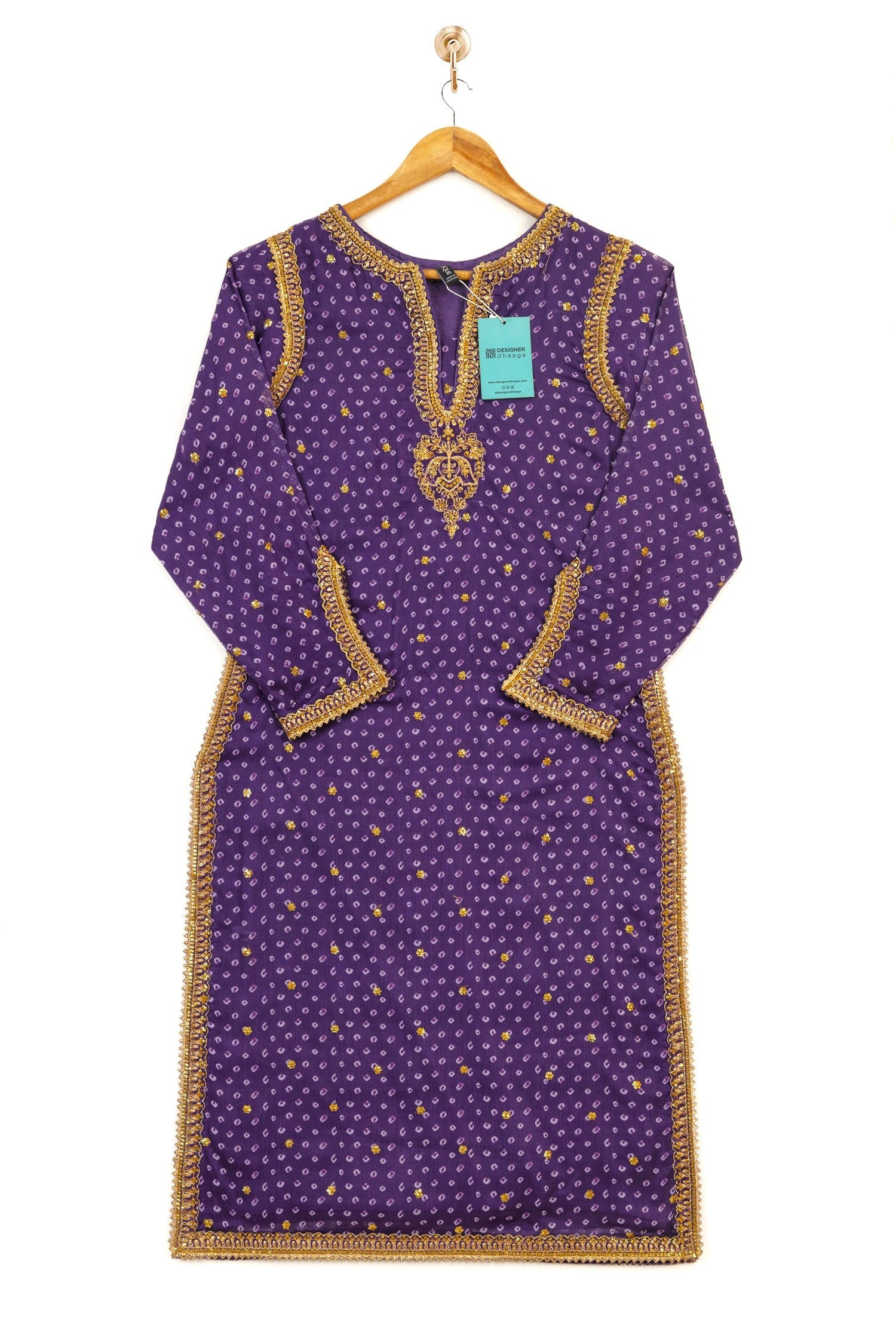 Baroque Embroidered Chiffon Wedding Wear BAR63