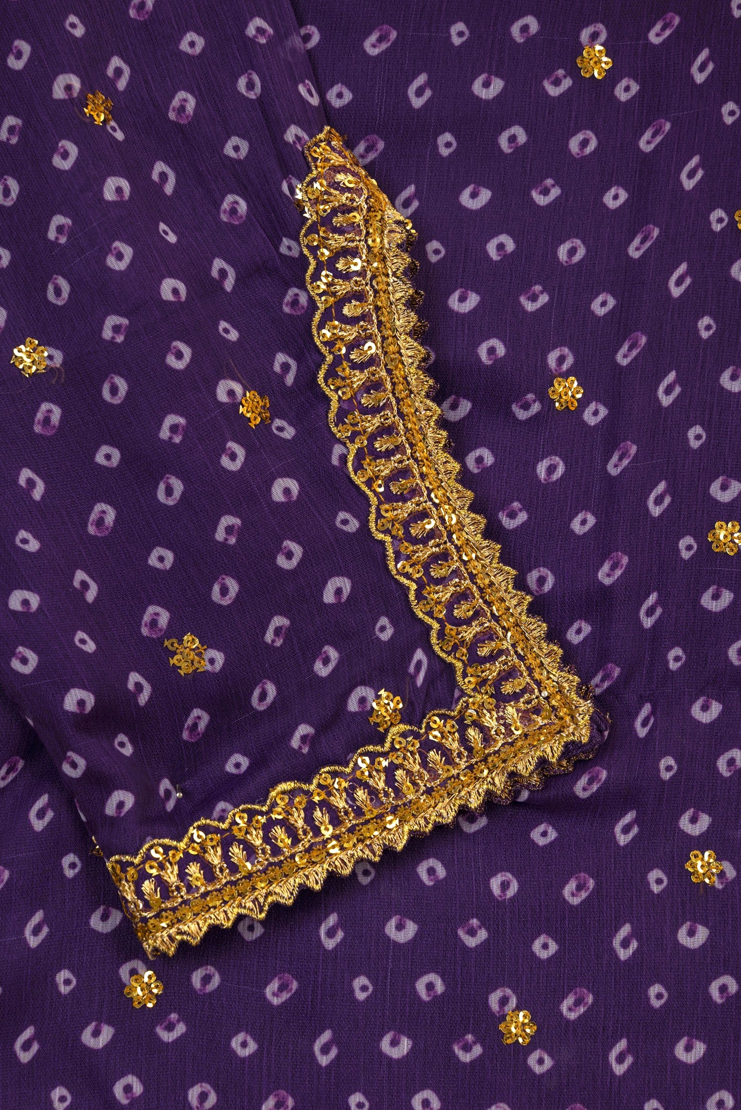 Baroque Embroidered Chiffon Wedding Wear BAR63