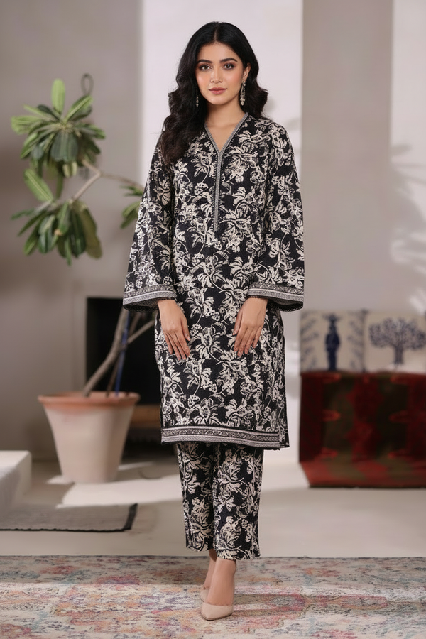 Bin Saeed Khaddar 2 Piece Suit BIN216