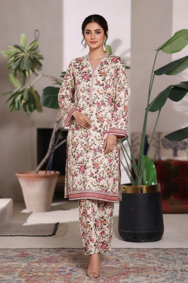 Bin Saeed Khaddar 2 Piece Suit BIN217