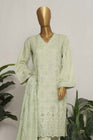 Bin Saeed Lawn Chikankari 3 Piece Suit BIN73