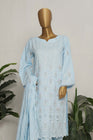 Bin Saeed Lawn Chikankari 3 Piece Suit BIN74