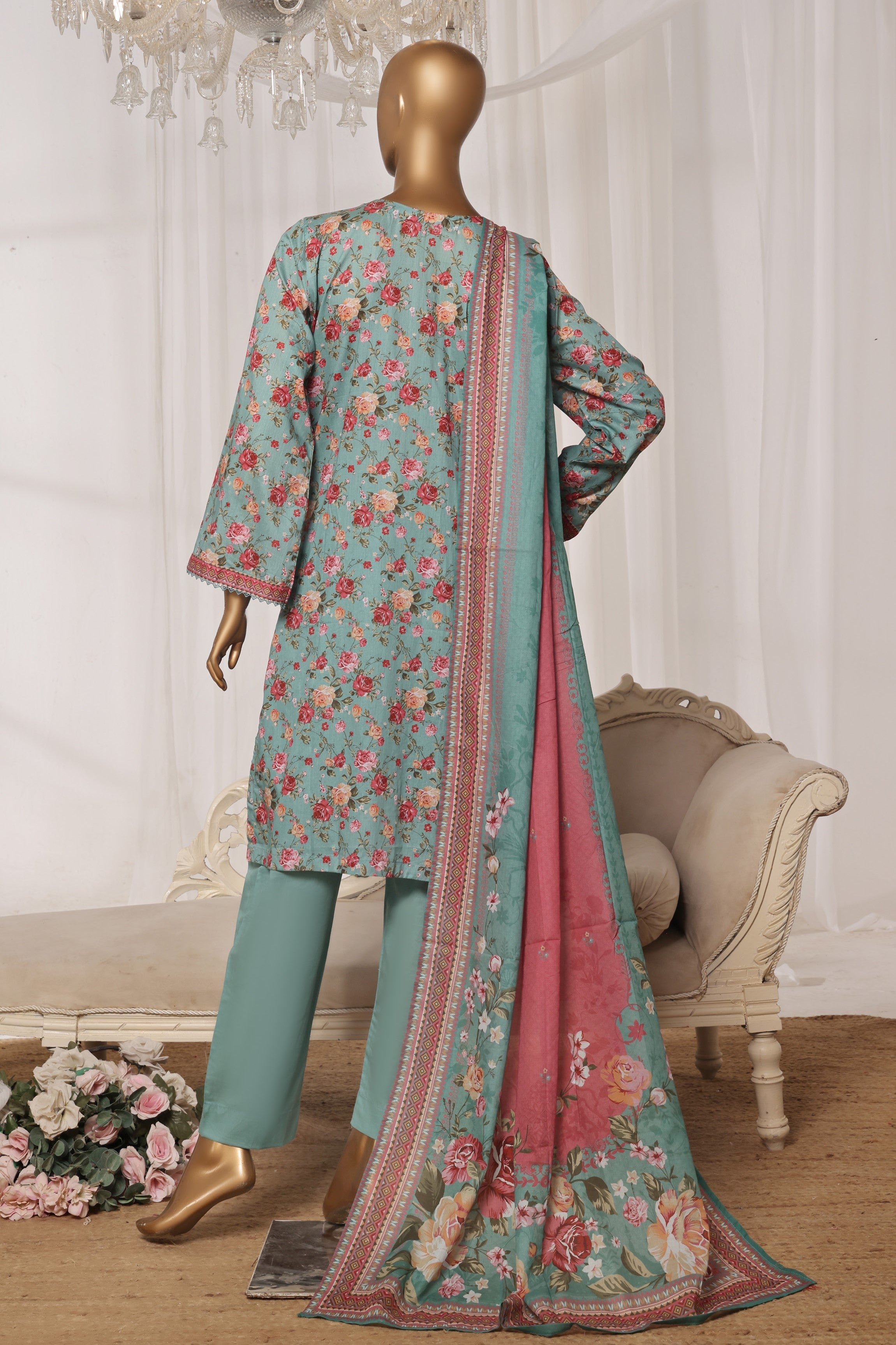 Bin Saeed Lawn 3 Piece Suit BIN208