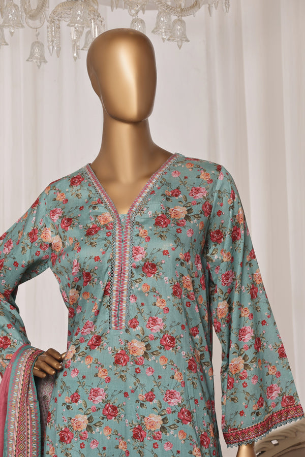 Bin Saeed Lawn 3 Piece Suit BIN208