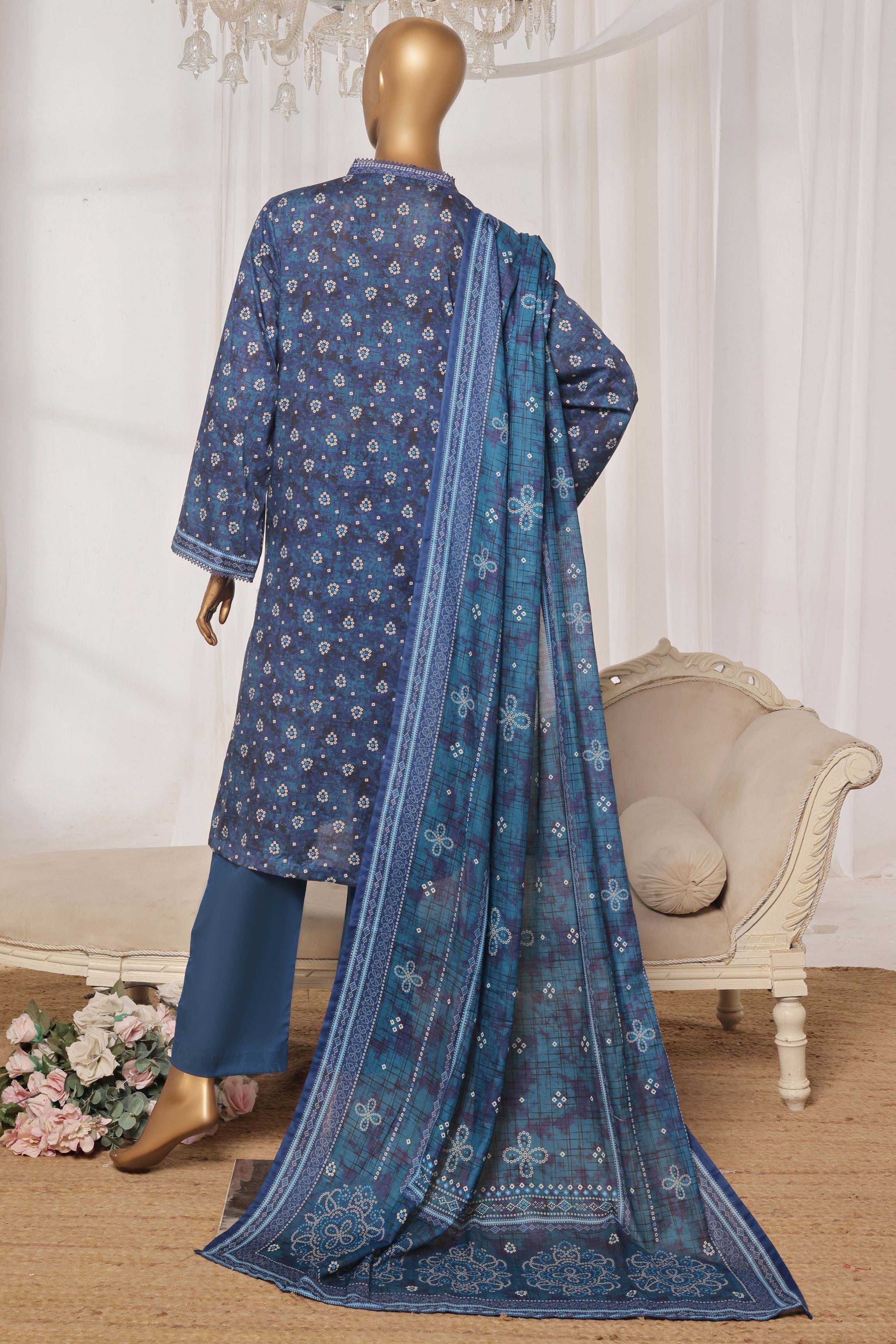 Bin Saeed Lawn 3 Piece Suit BIN209