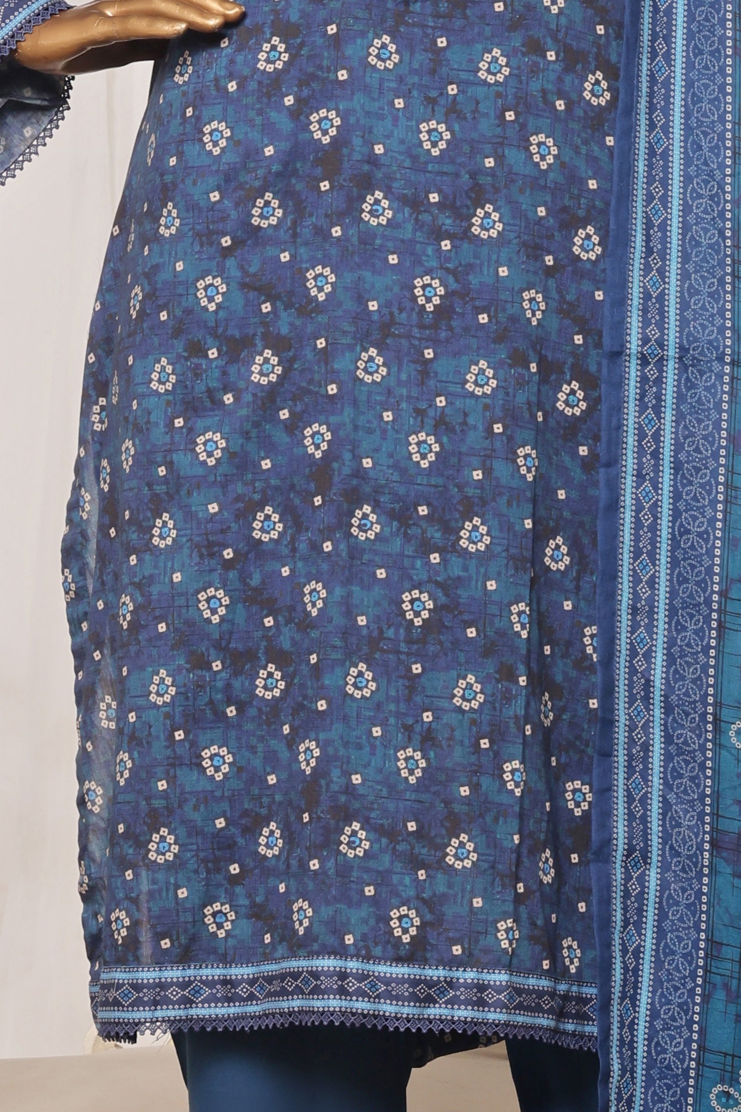 Bin Saeed Lawn 3 Piece Suit BIN209