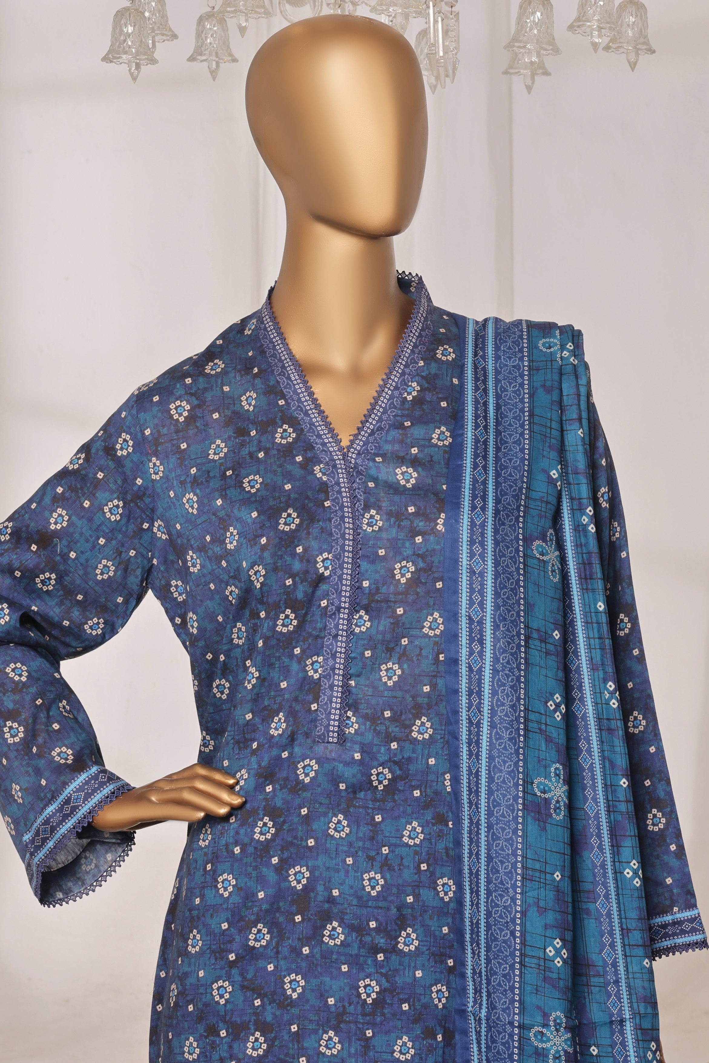Bin Saeed Lawn 3 Piece Suit BIN209