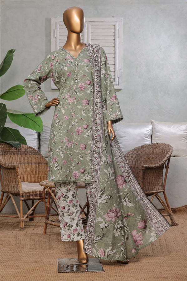 Bin Saeed Lawn 3 Piece Suit BIN210
