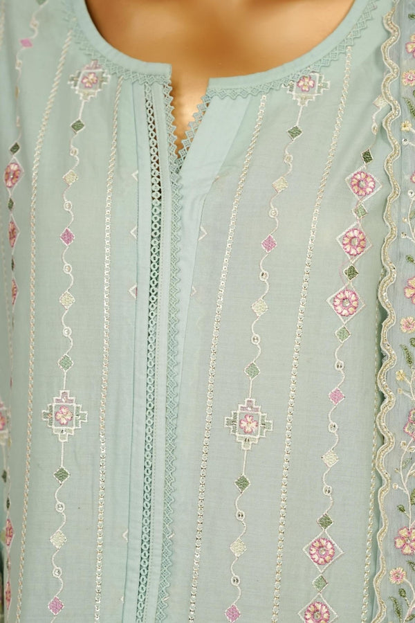 Bin Saeed Luxury Lawn 3 Piece Suit BIN221