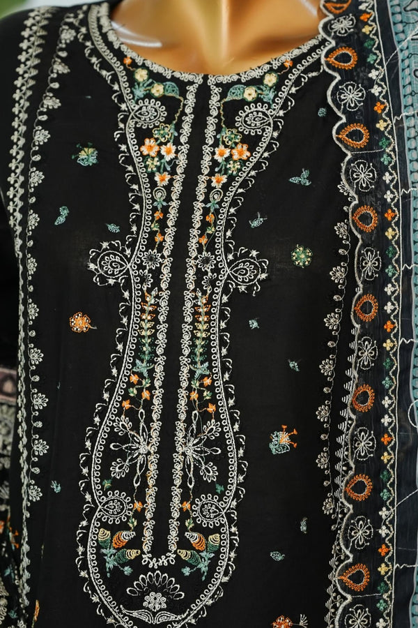 Bin Saeed Luxury Lawn 3 Piece Suit BIN222