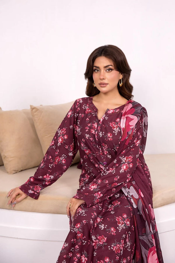 Bin Tayyab Lawn 3 Piece Suit BIT08