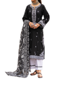 Casual Lite Embroidered Cotton 3 Piece Suit CAS10