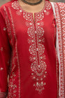 Casual Lite Embroidered Cotton 3 Piece Suit CAS08