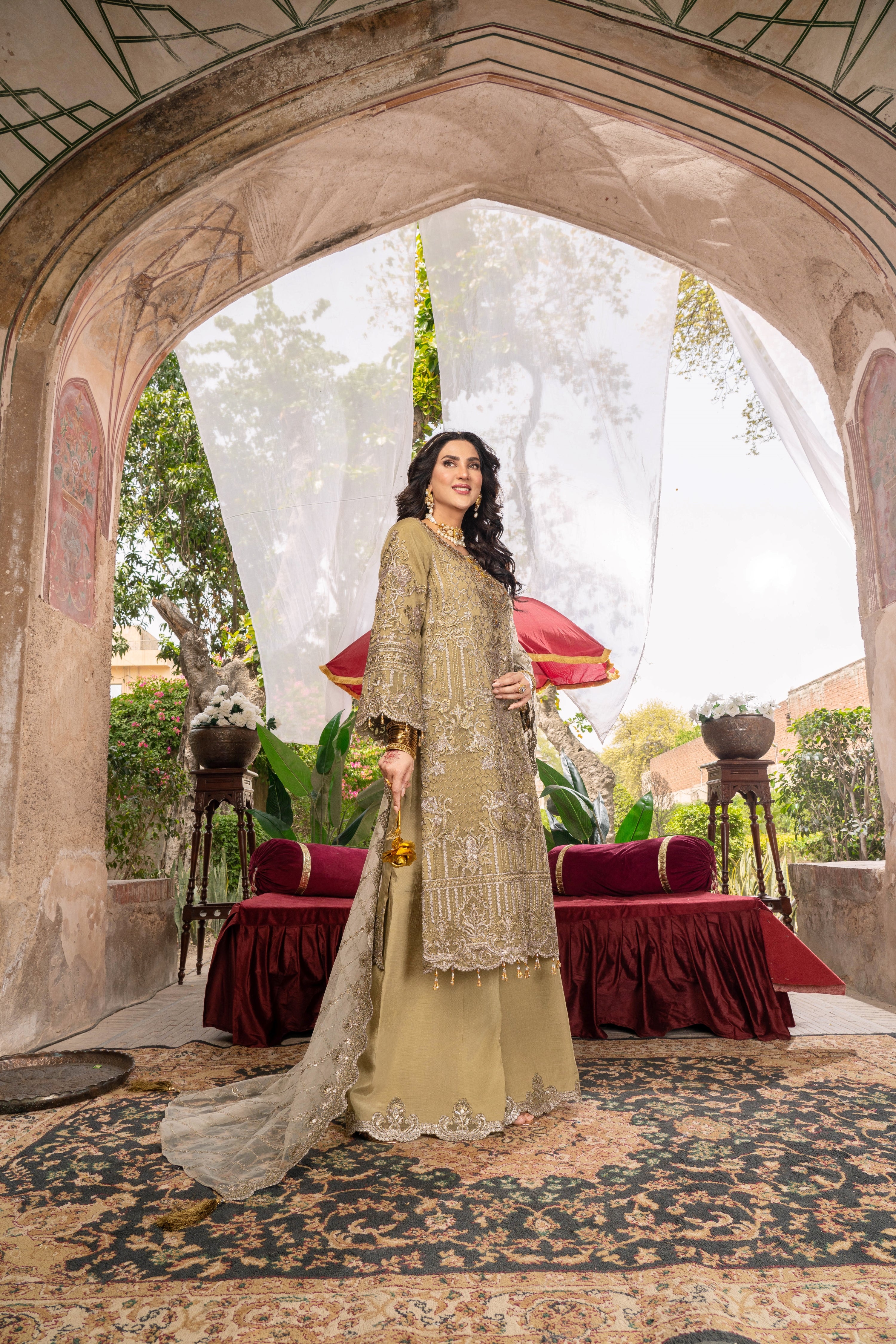 Imrozia Embellished Organza Wedding Wear Arana IMR239