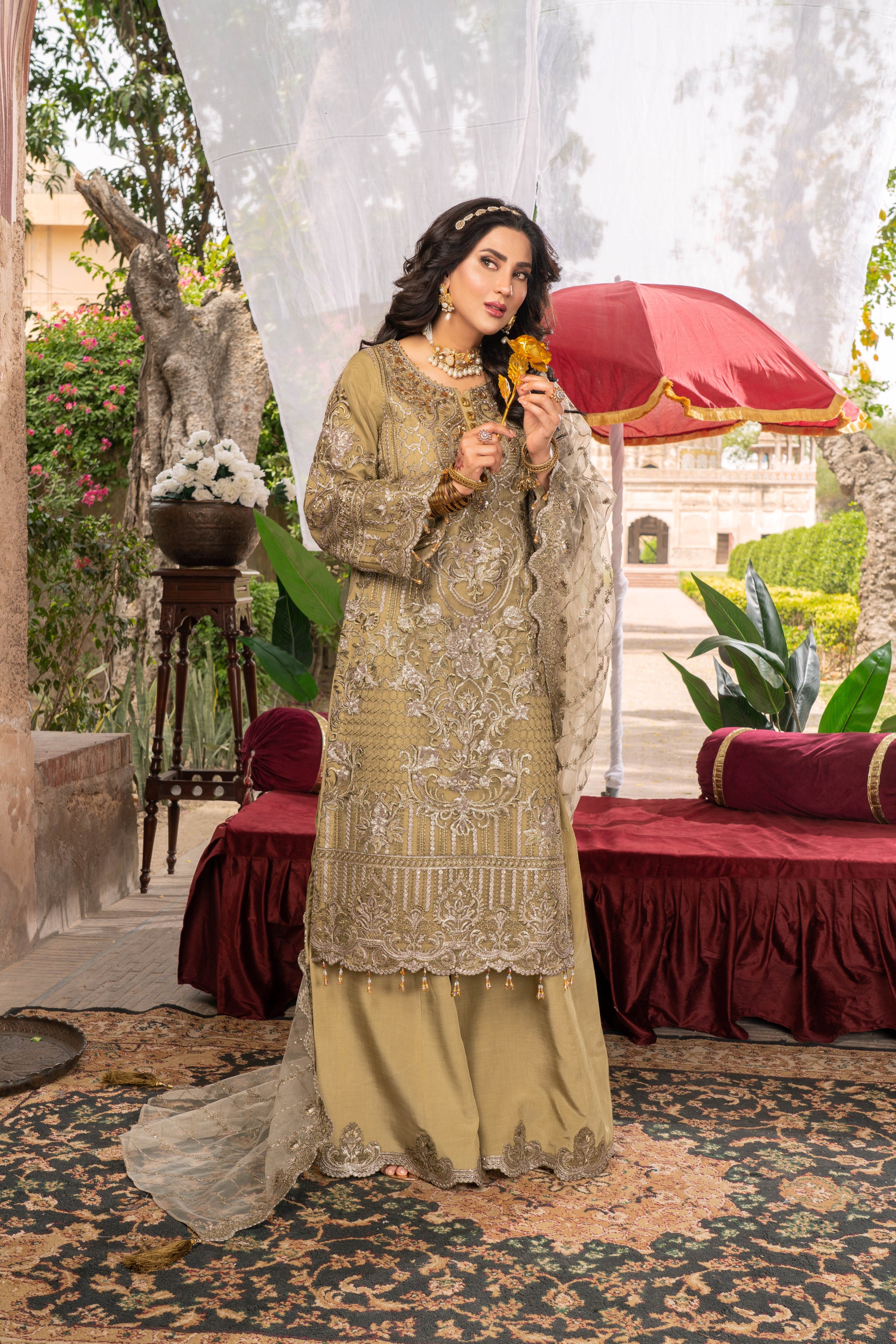 Imrozia Embellished Organza Wedding Wear Arana IMR239