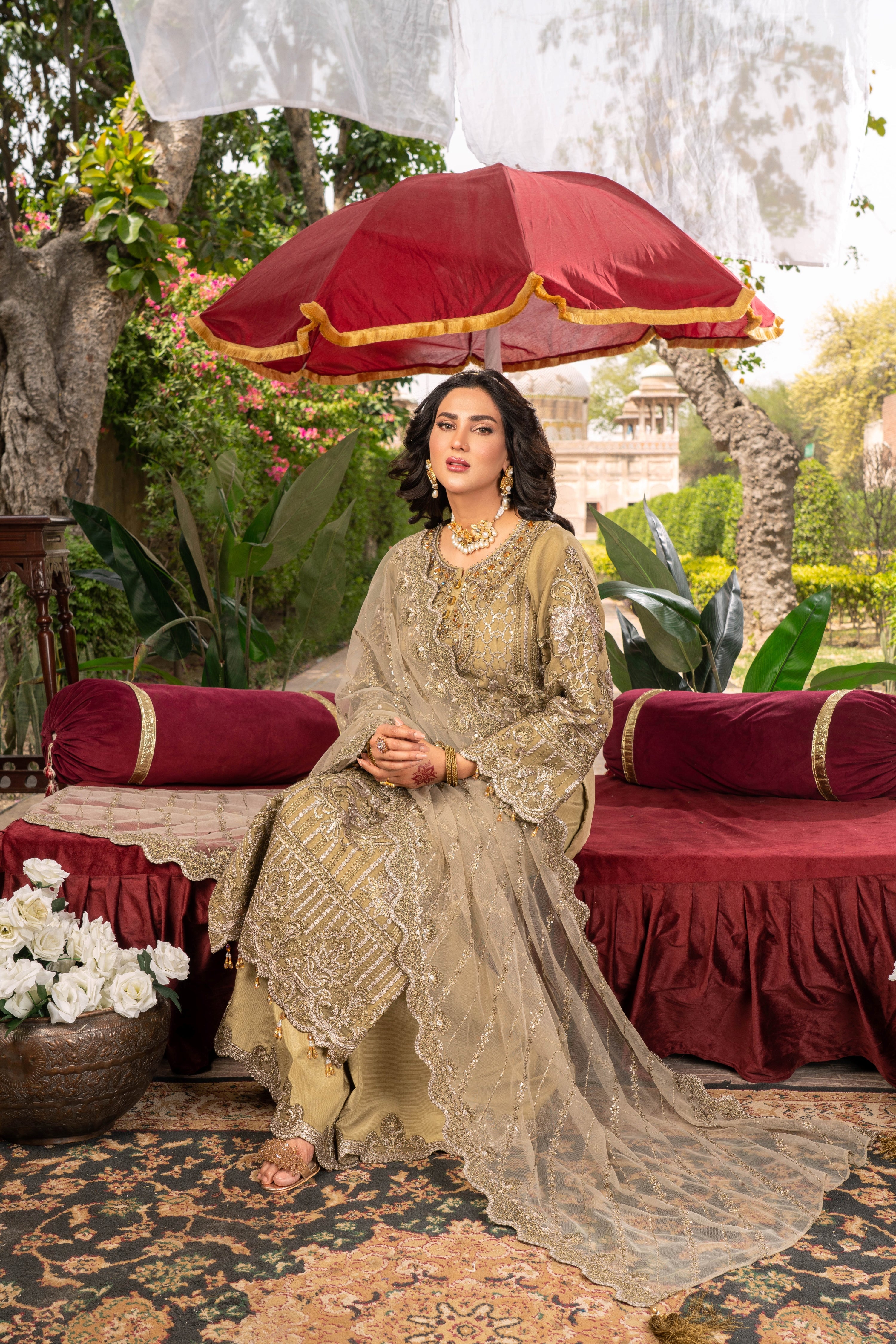 Imrozia Embellished Organza Wedding Wear Arana IMR239