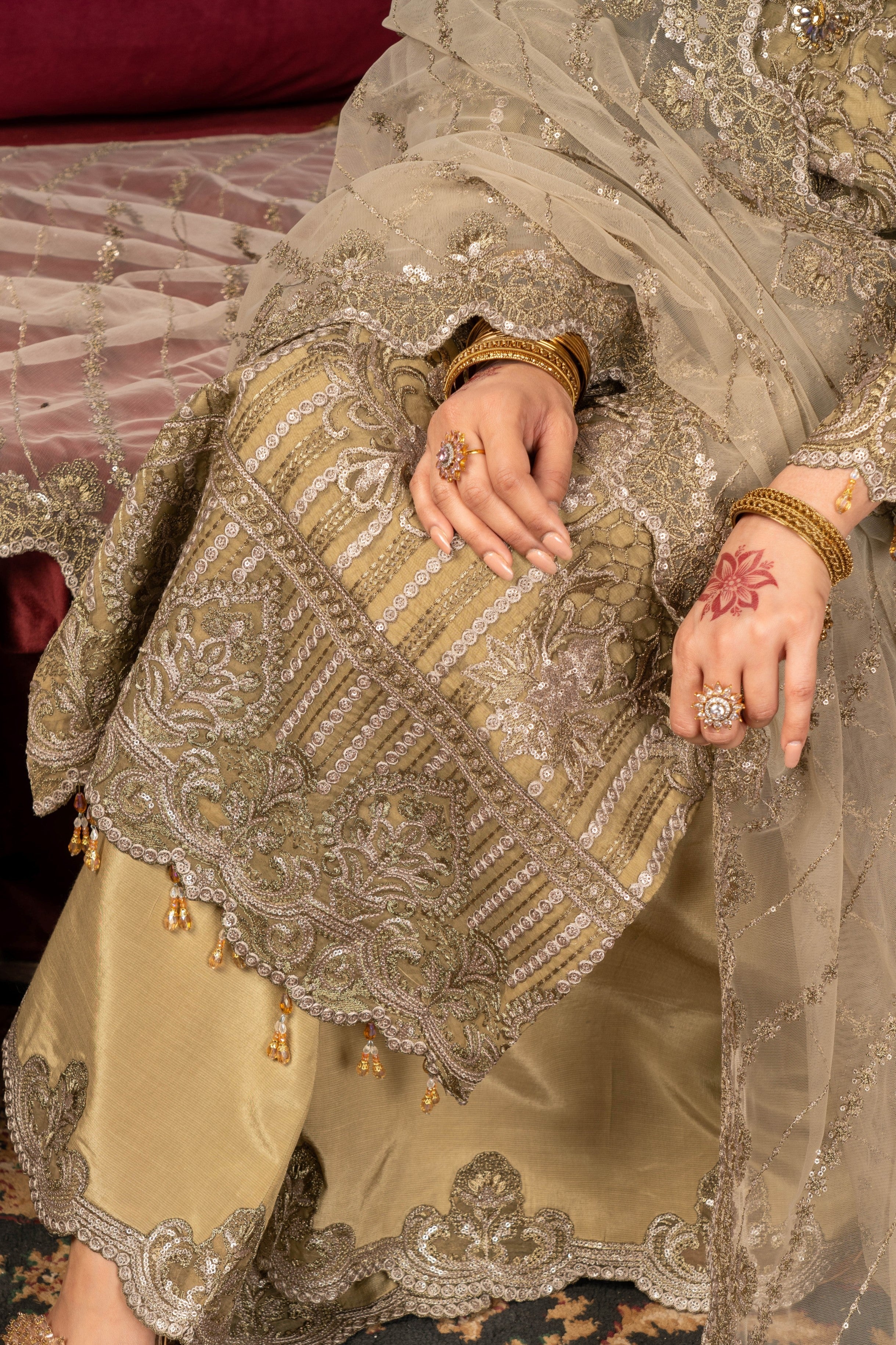 Imrozia Embellished Organza Wedding Wear Arana IMR239