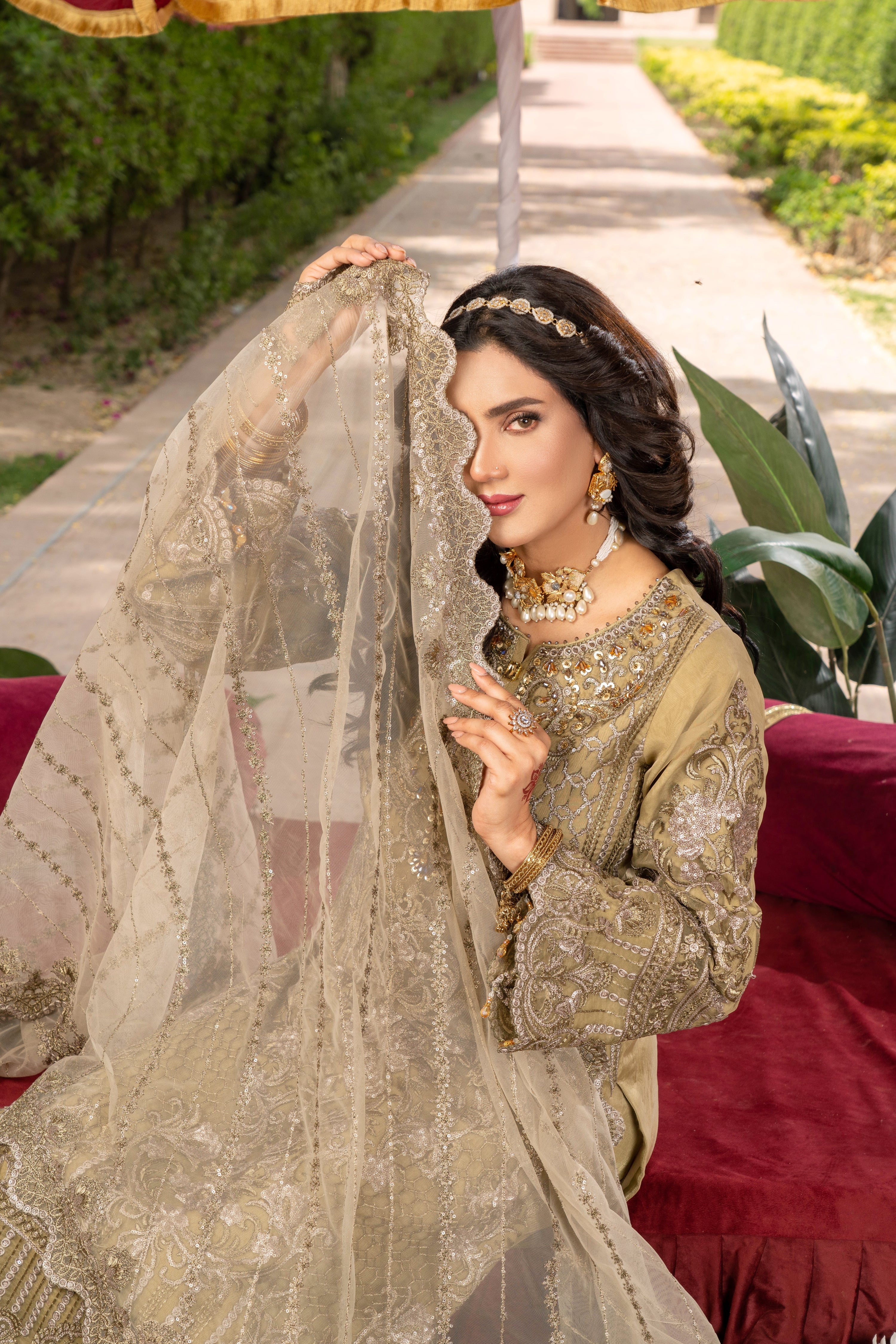 Imrozia Embellished Organza Wedding Wear Arana IMR239