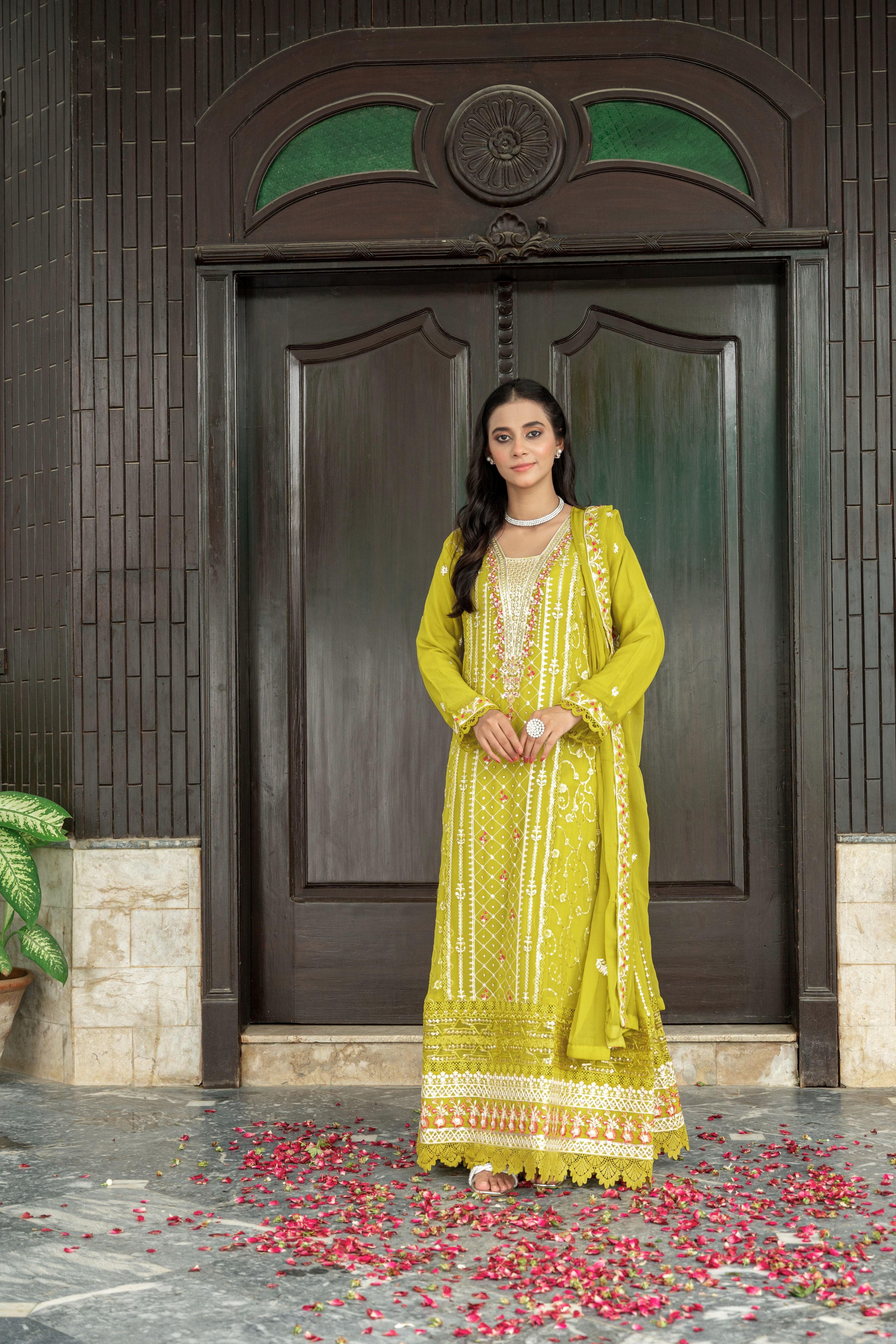 Embellished Chiffon A-Line Maxi Dress SEL02