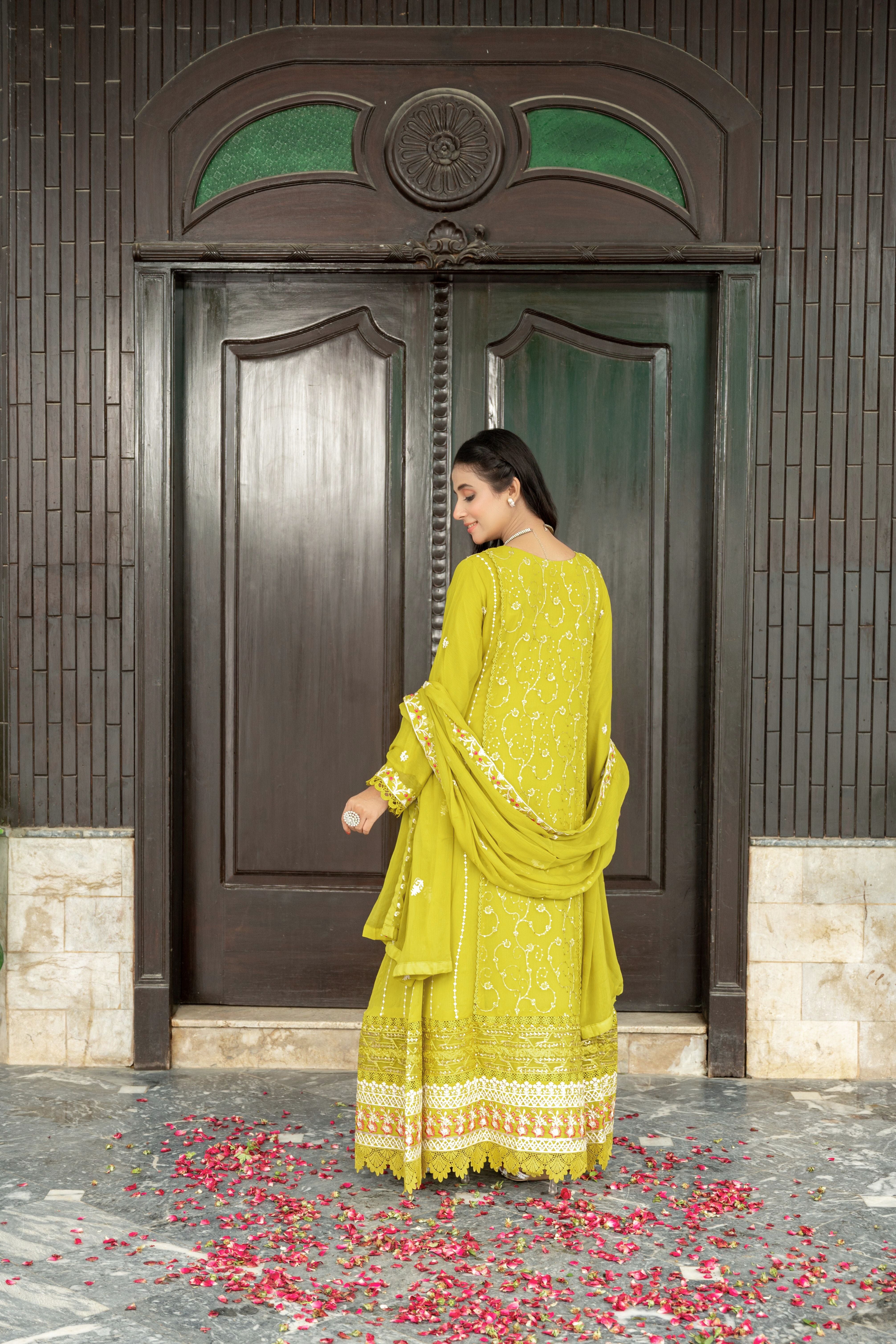 Embellished Chiffon A-Line Maxi Dress SEL02