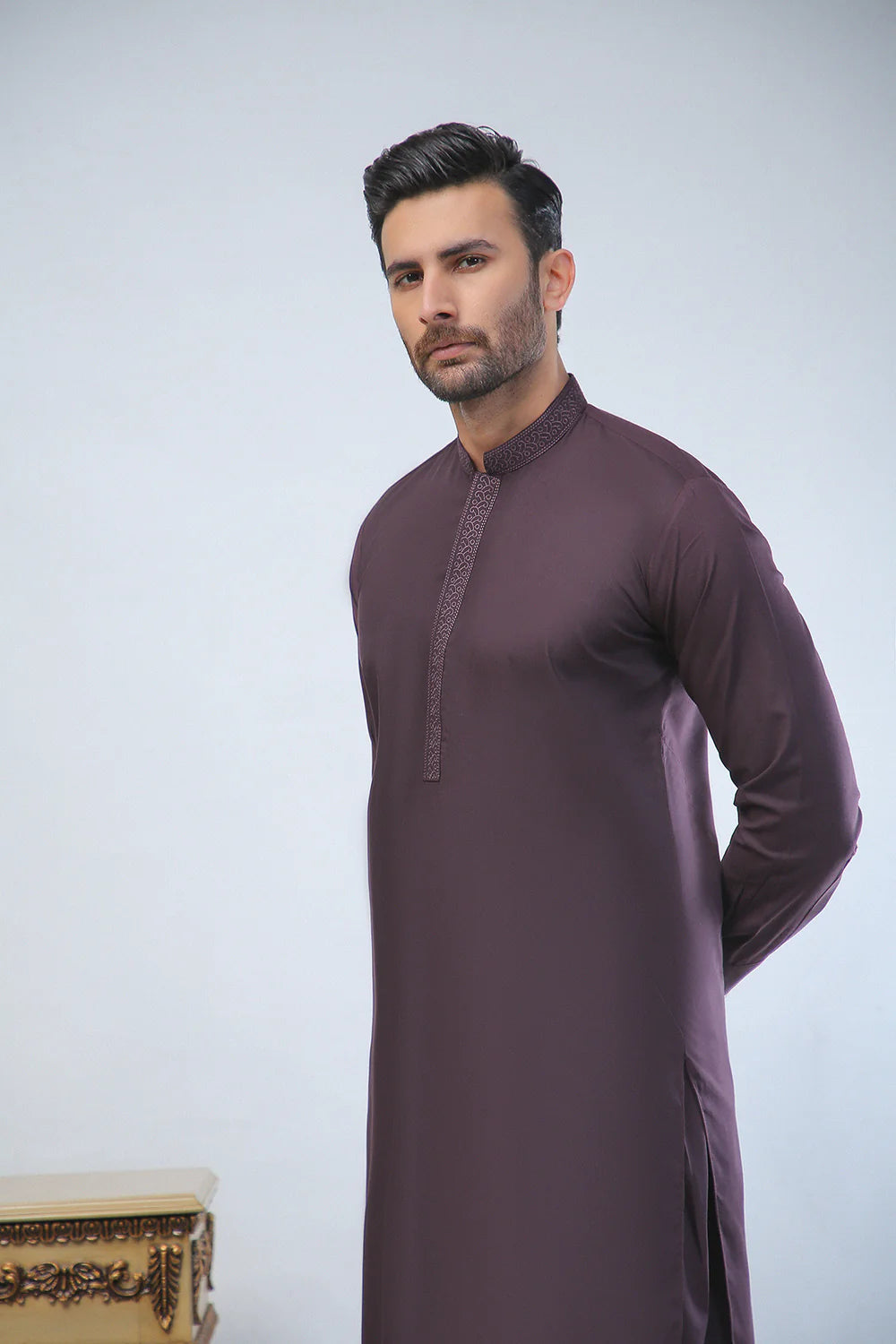 Dot N Dot Embroidered Pakistani Mens Shalwar Kameez DOT03