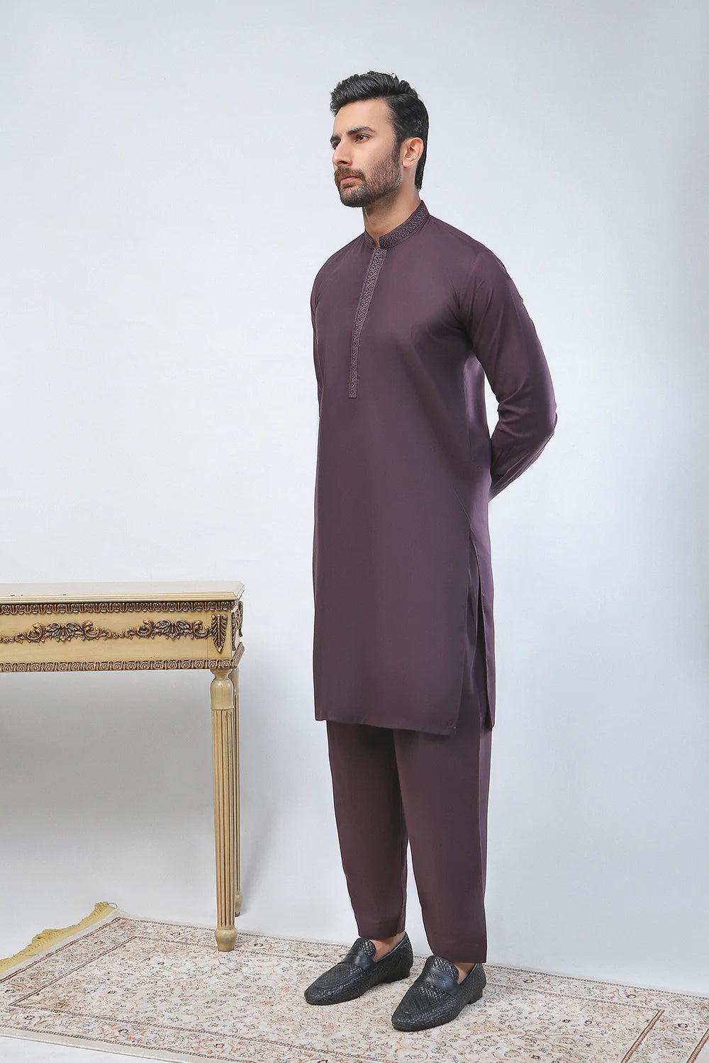 Dot N Dot Embroidered Pakistani Mens Shalwar Kameez DOT03