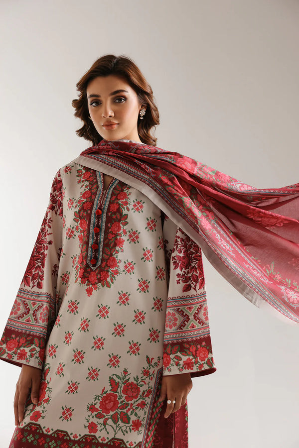 Ethnic Lawn 3 Piece Suit ETH79