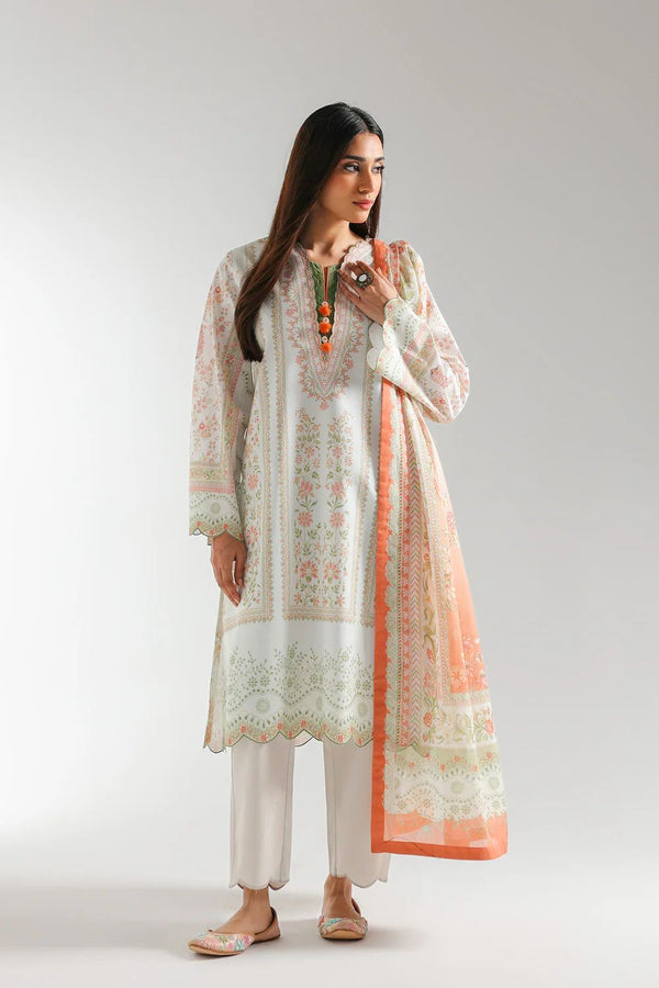 Ethnic Lawn 3 Piece Suit ETH82