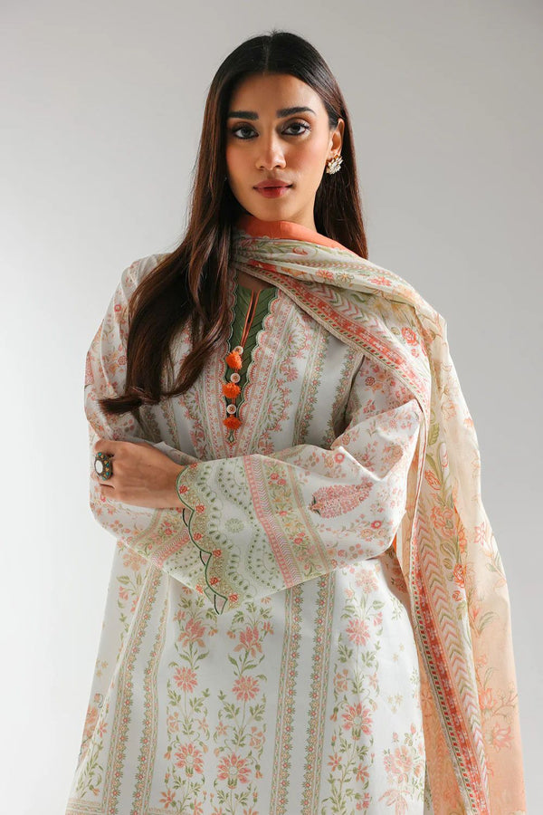 Ethnic Lawn 3 Piece Suit ETH82