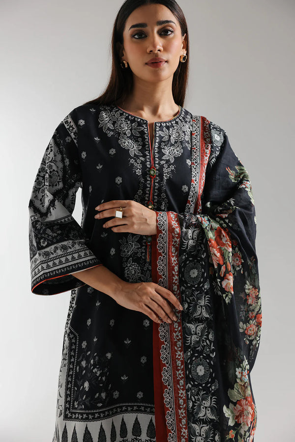 Ethnic Lawn 3 Piece Suit ETH71