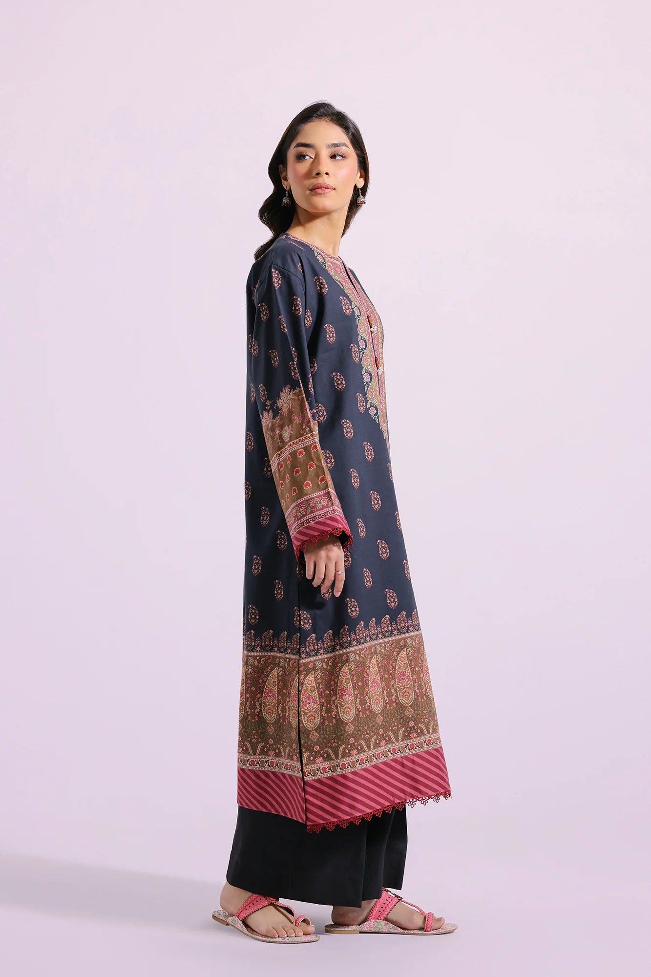 Ethnic Lawn 3 Piece Suit ETH37