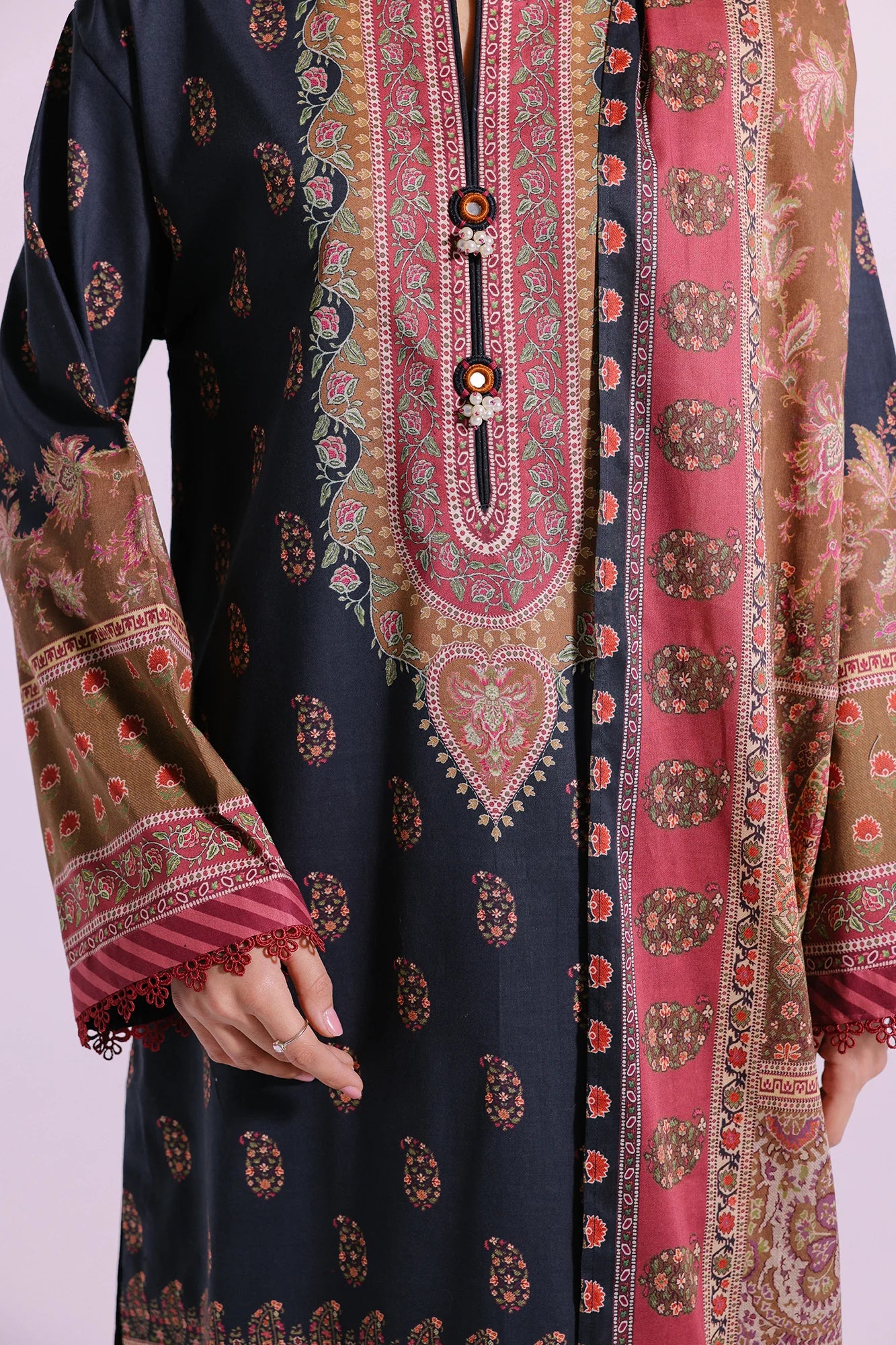 Ethnic Lawn 3 Piece Suit ETH37