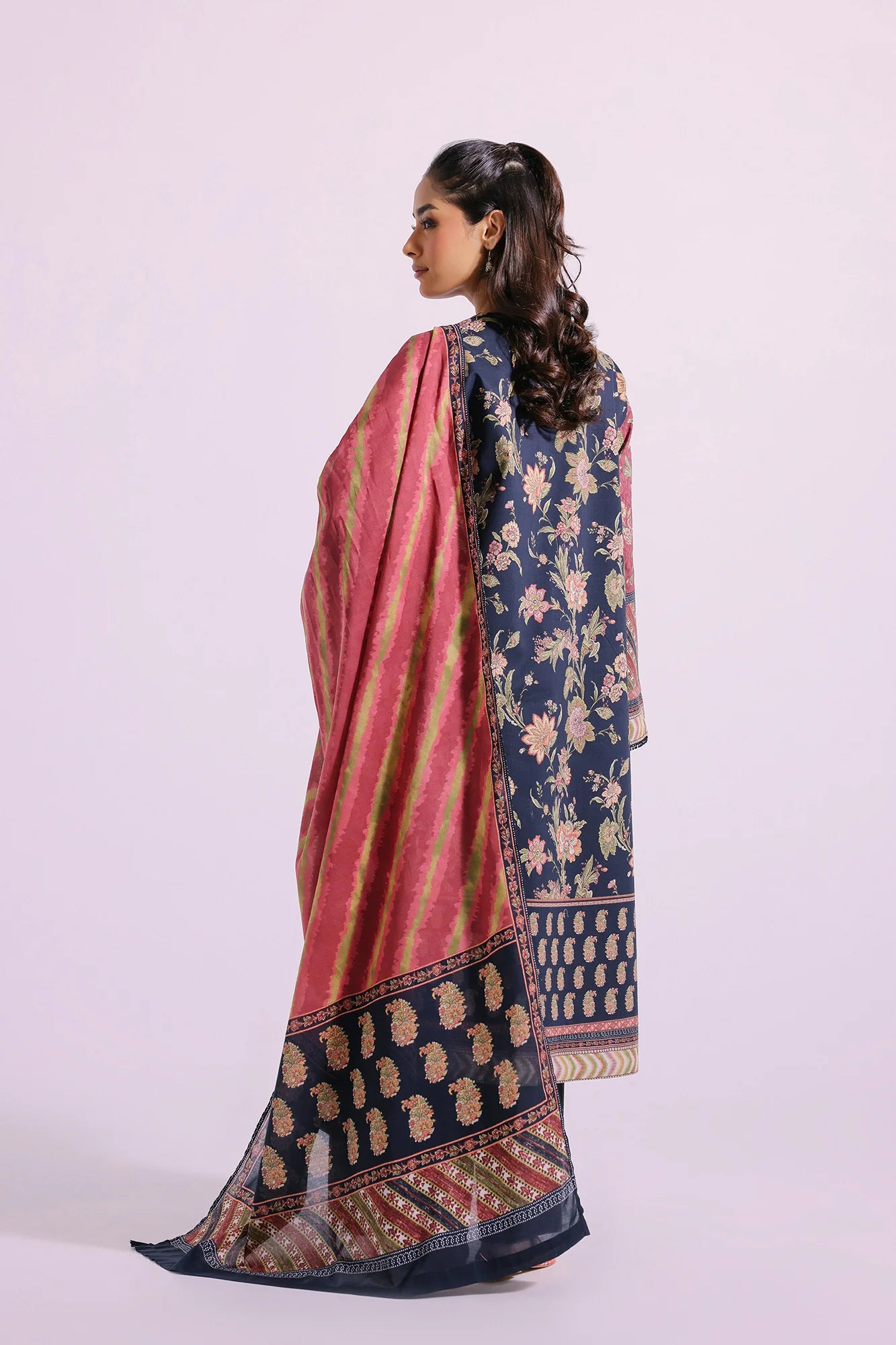 Ethnic Lawn 3 Piece Suit ETH39