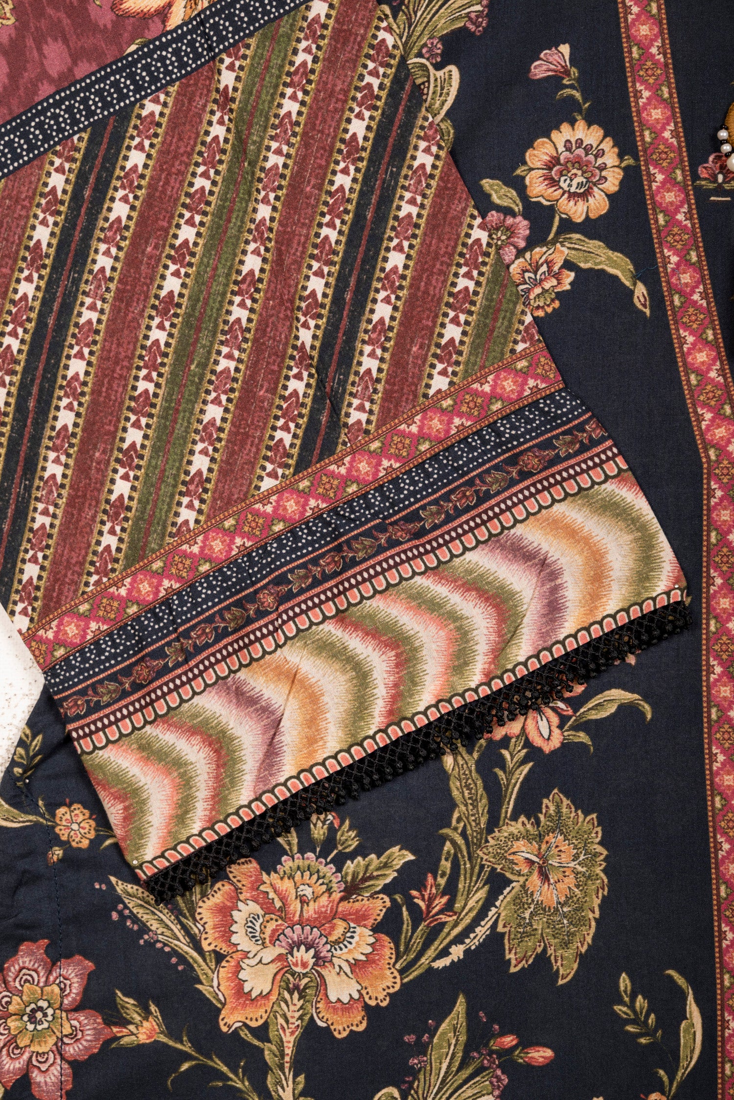 Ethnic Lawn 3 Piece Suit ETH39