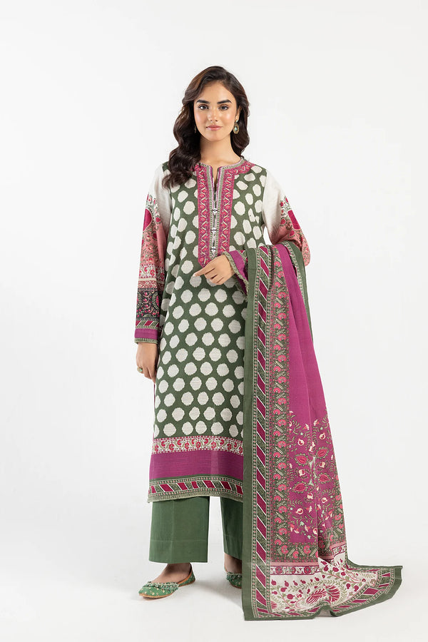 Ethnic Khaddar 3 Piece Suit ETH66
