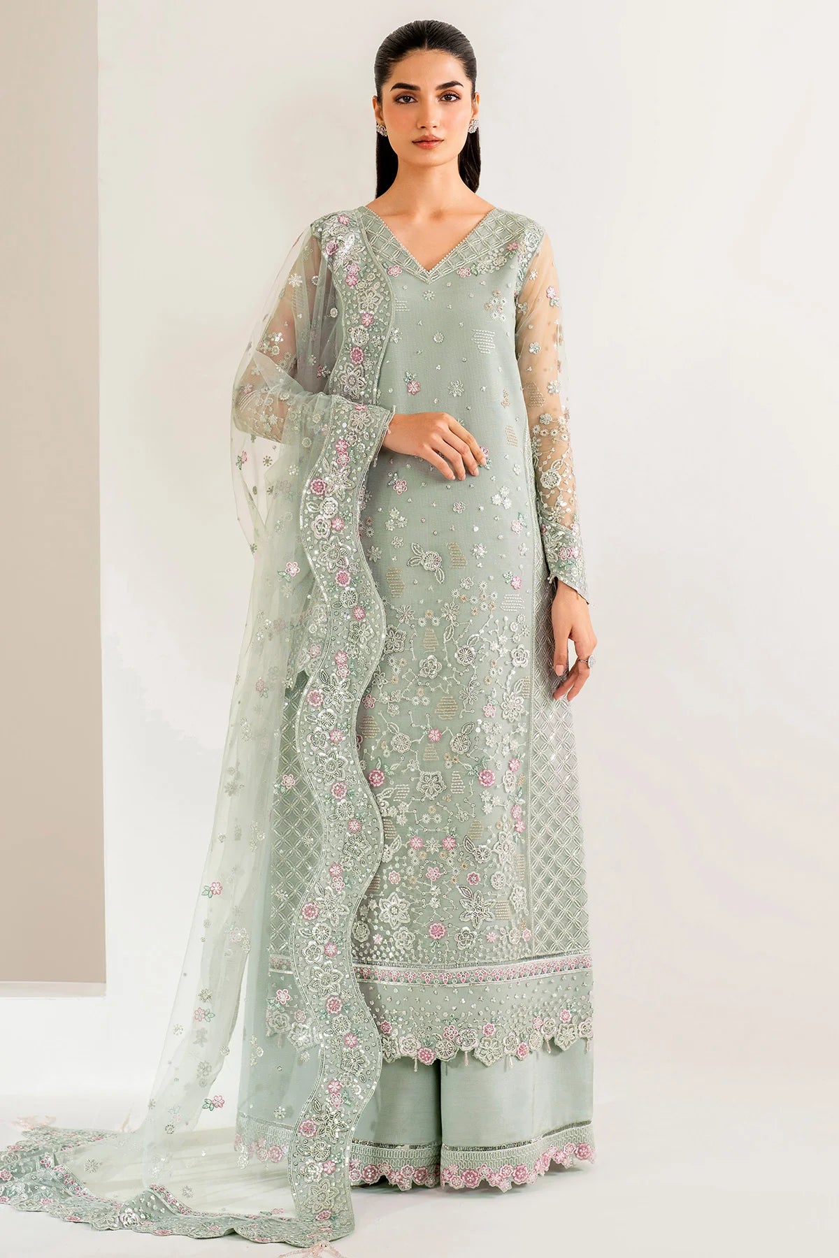 Farasha Embroidered Net Wedding Wear Florenca FAR14