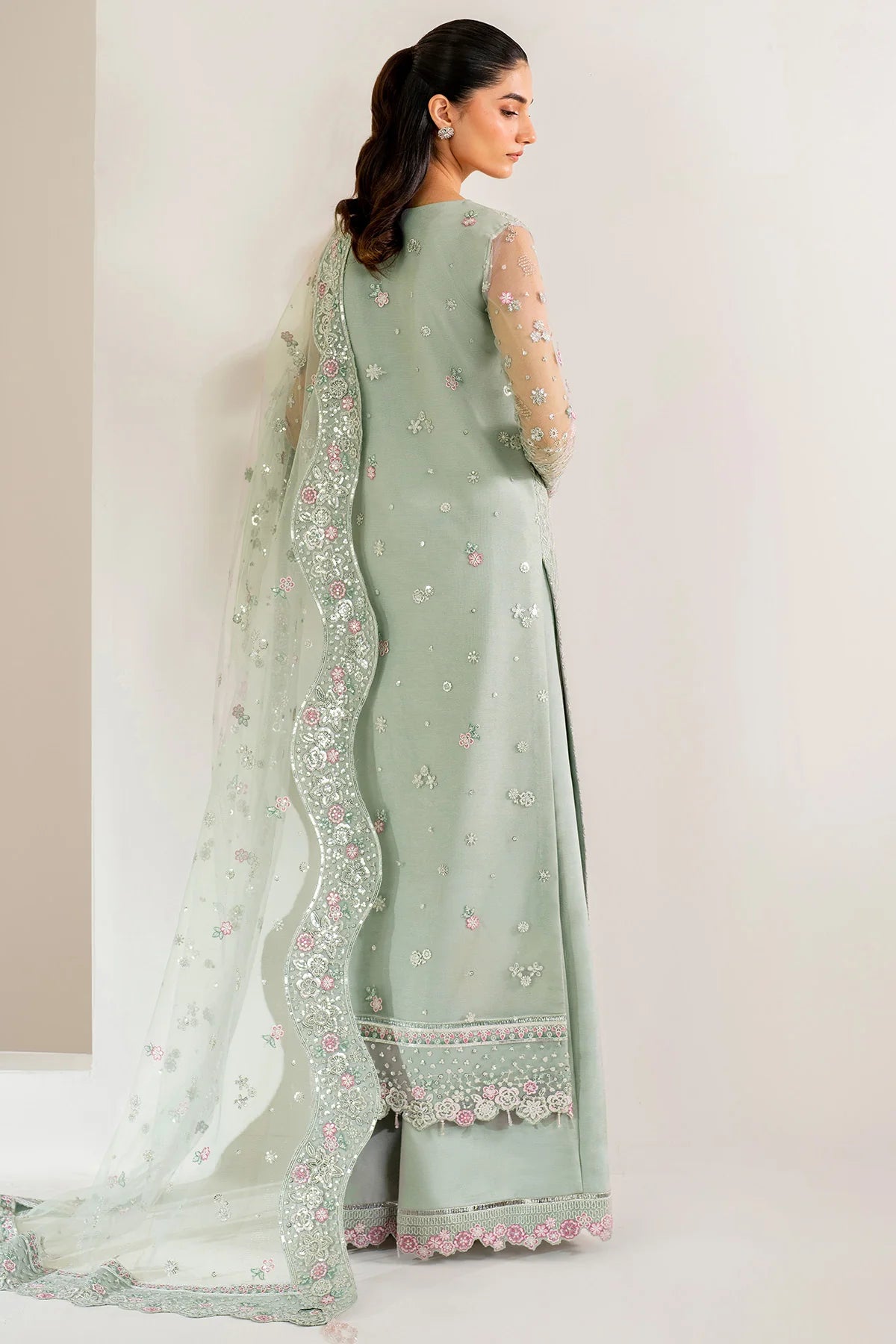 Farasha Embroidered Net Wedding Wear Florenca FAR14