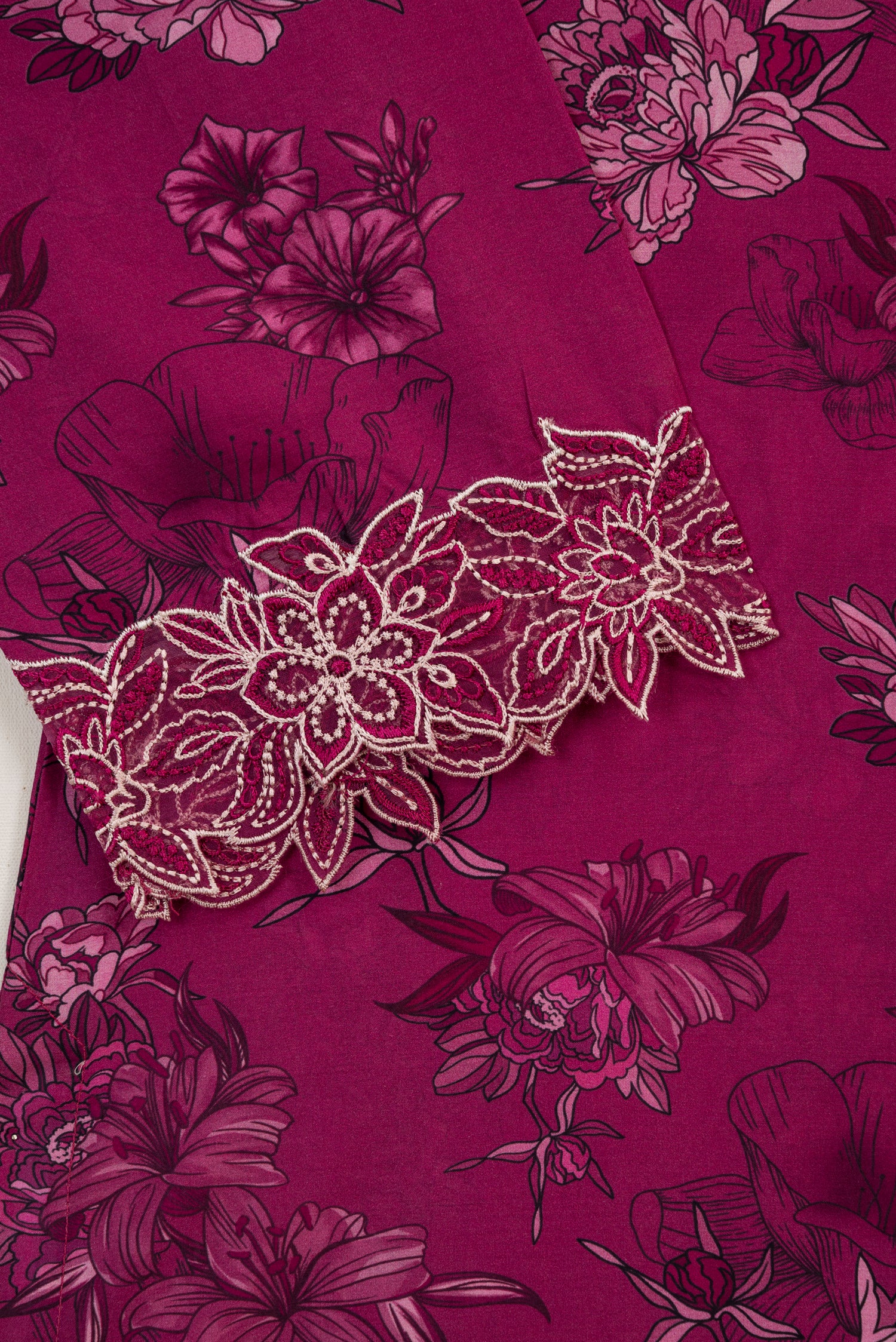 Farasha Lawn Berry Burst 3 Piece Suit FAR06