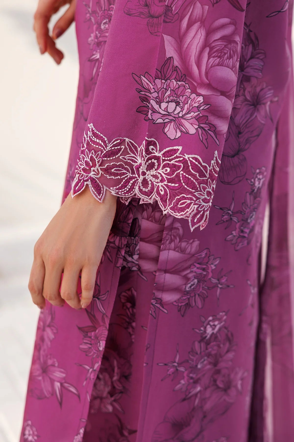 Farasha Lawn Berry Burst 3 Piece Suit FAR06