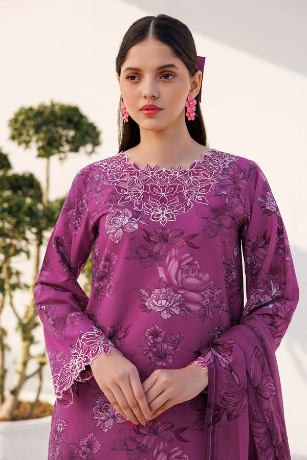 Farasha Lawn Berry Burst 3 Piece Suit FAR06