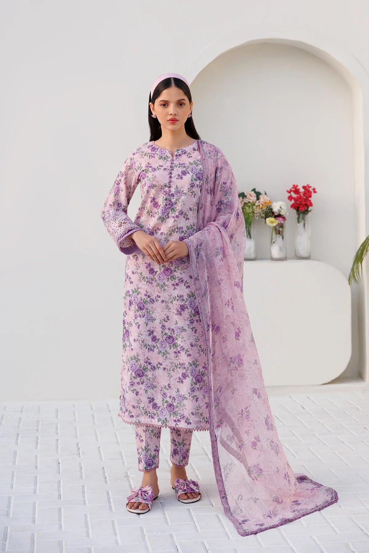 Farasha Lawn Tulip Tales 3 Piece Suit FAR07