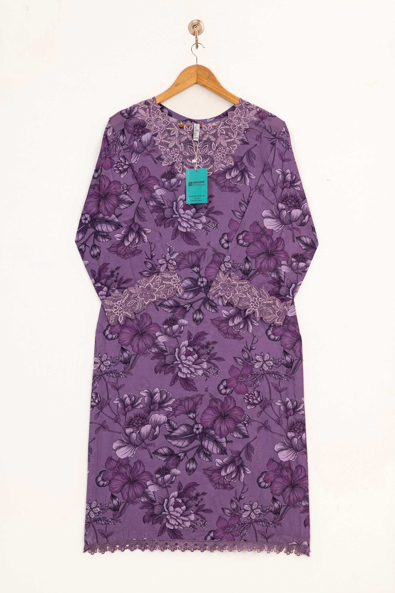 Farasha Lawn Vivid Purple 3 Piece Suit FAR08